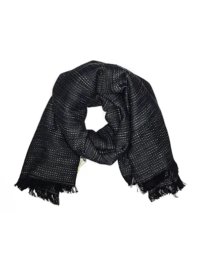 Pre-owned Assorted Brands Scarf In Black