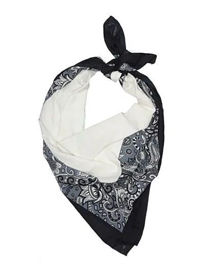 Pre-owned Assorted Brands Scarf In Black