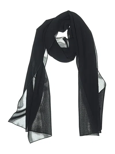 Pre-owned Assorted Brands Scarf In Black