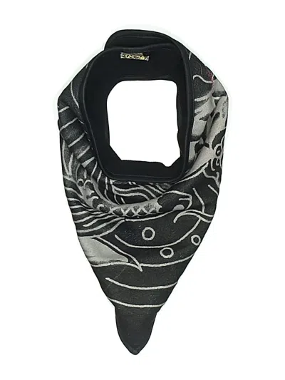 Pre-owned Assorted Brands Scarf In Black