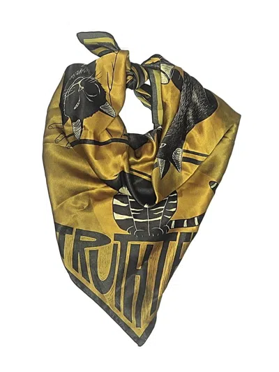 Pre-owned Assorted Brands Scarf In Black