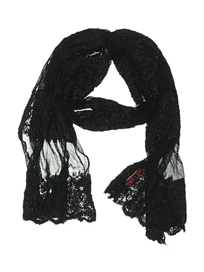 Pre-owned Assorted Brands Scarf In Black