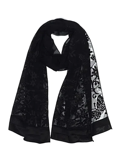Pre-owned Assorted Brands Scarf In Black