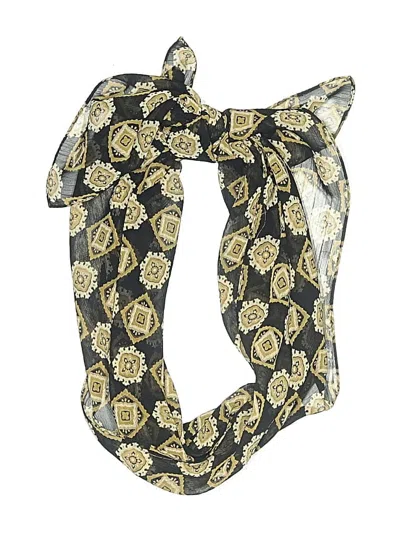 Pre-owned Assorted Brands Scarf In Black