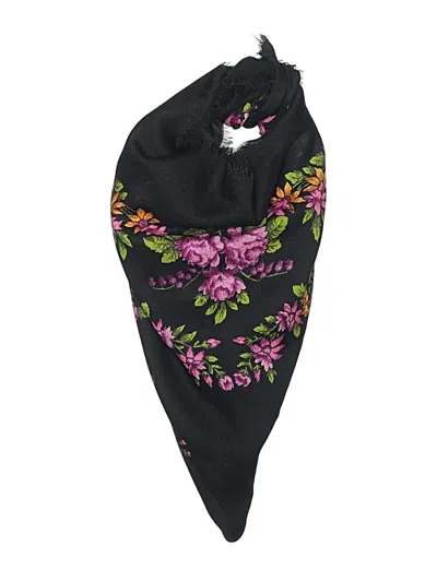 Pre-owned Assorted Brands Scarf In Black