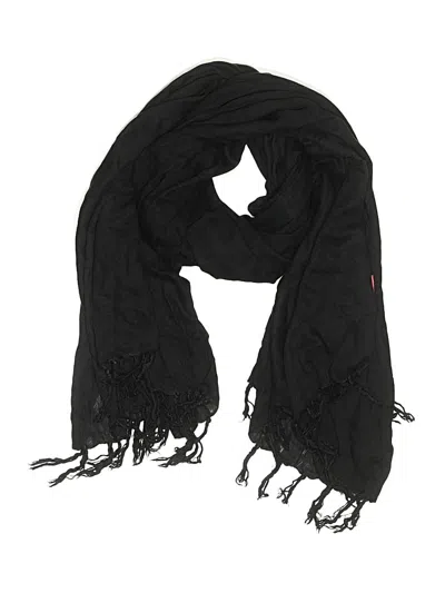 Pre-owned Assorted Brands Scarf In Black