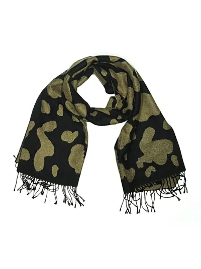 Pre-owned Assorted Brands Scarf In Black