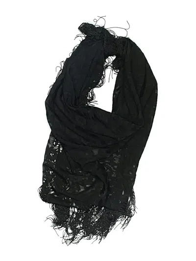 Pre-owned Assorted Brands Scarf In Black