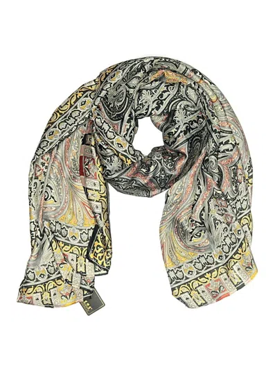Pre-owned Assorted Brands Scarf In Black