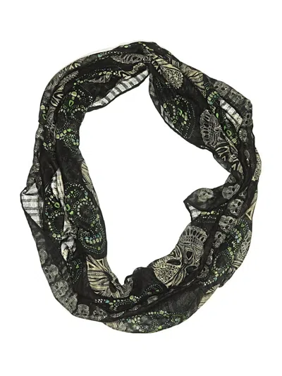Pre-owned Assorted Brands Scarf In Black