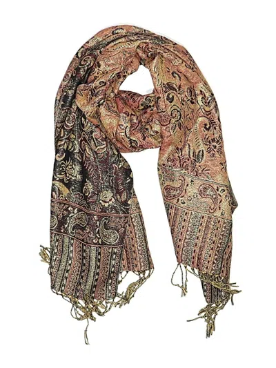 Pre-owned Assorted Brands Scarf In Black