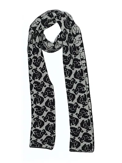Pre-owned Assorted Brands Scarf In Black