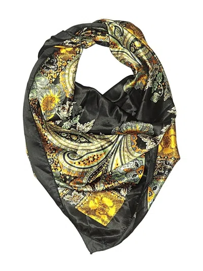 Pre-owned Assorted Brands Scarf In Black