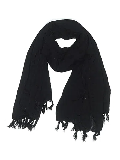 Pre-owned Assorted Brands Scarf In Black