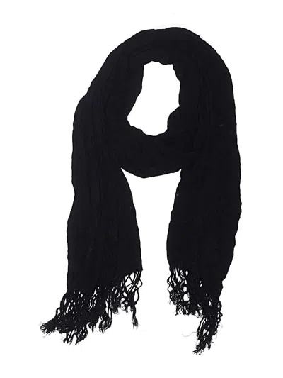 Pre-owned Assorted Brands Scarf In Black