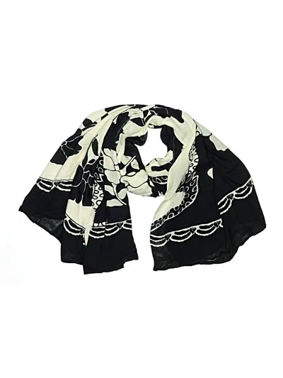 Pre-owned Assorted Brands Scarf In Black