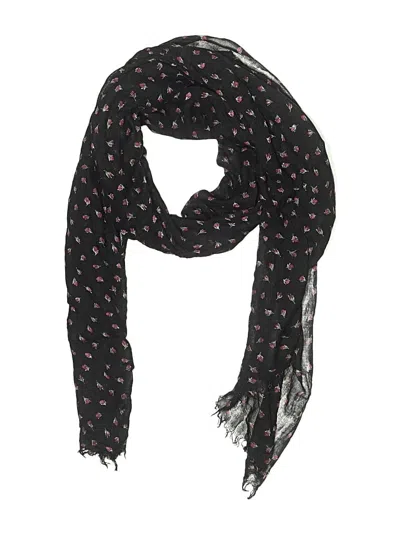 Pre-owned Assorted Brands Scarf In Black