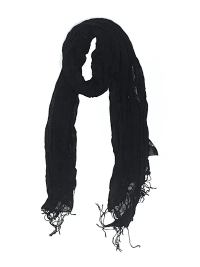 Pre-owned Assorted Brands Scarf In Black