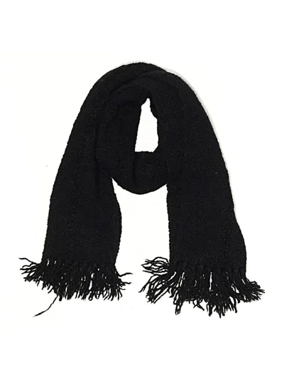 Pre-owned Assorted Brands Scarf In Black