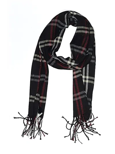 Pre-owned Assorted Brands Scarf In Black