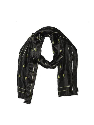 Pre-owned Assorted Brands Scarf In Black