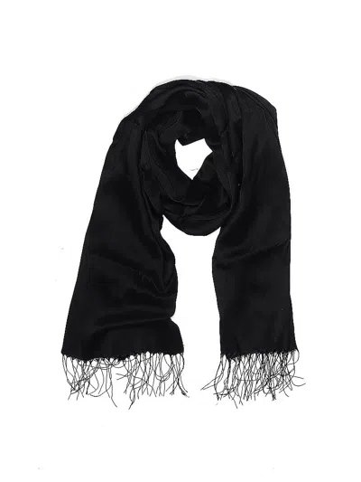 Pre-owned Assorted Brands Scarf In Black
