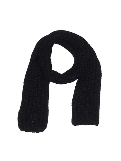 Pre-owned Assorted Brands Scarf In Black