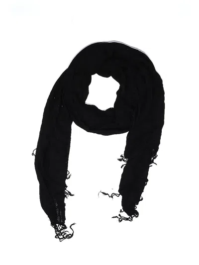 Pre-owned Assorted Brands Scarf In Black
