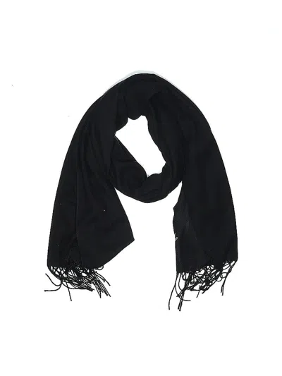 Pre-owned Assorted Brands Scarf In Black