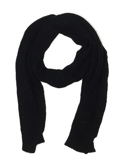 Pre-owned Assorted Brands Scarf In Black