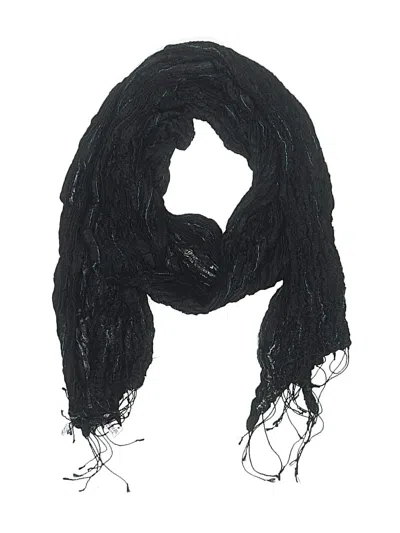 Pre-owned Assorted Brands Scarf In Black