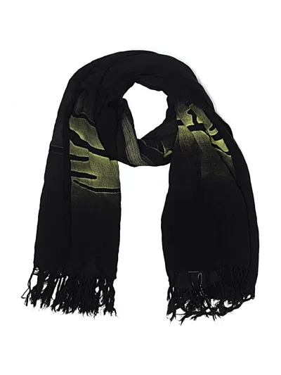 Pre-owned Assorted Brands Scarf In Black