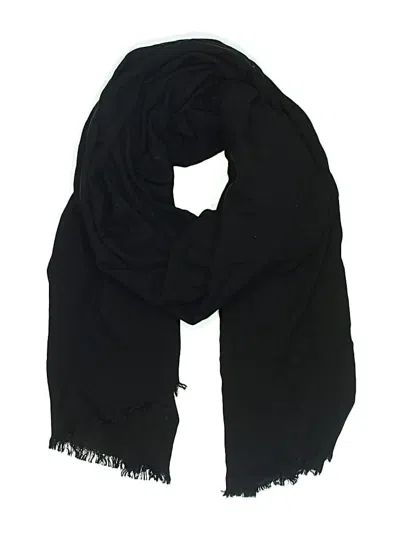 Pre-owned Assorted Brands Scarf In Black