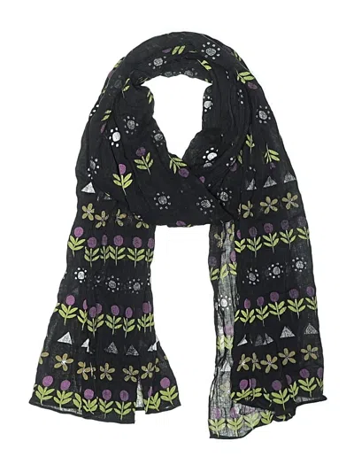 Pre-owned Assorted Brands Scarf In Black