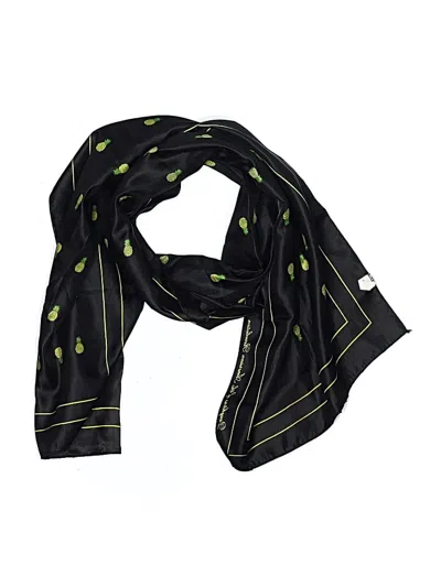 Pre-owned Assorted Brands Scarf In Black