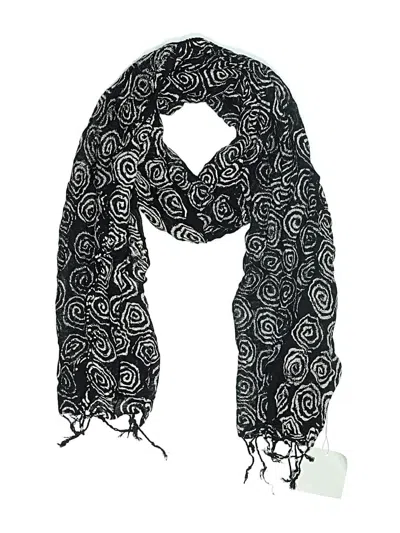 Pre-owned Assorted Brands Scarf In Black
