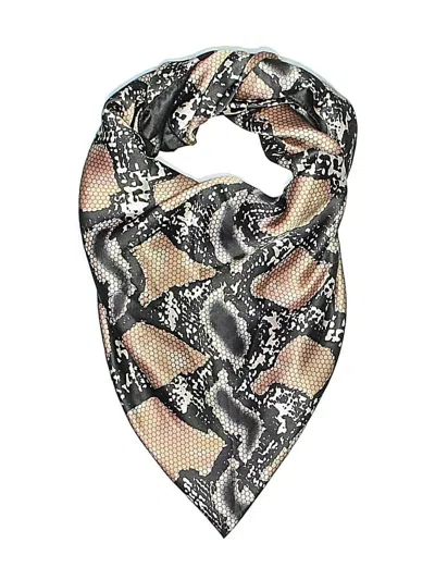 Pre-owned Assorted Brands Scarf In Black