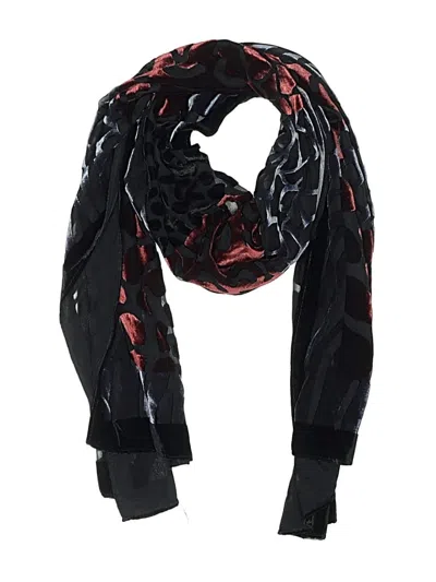 Pre-owned Assorted Brands Scarf In Black