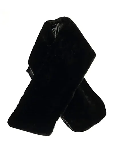 Pre-owned Assorted Brands Scarf In Black