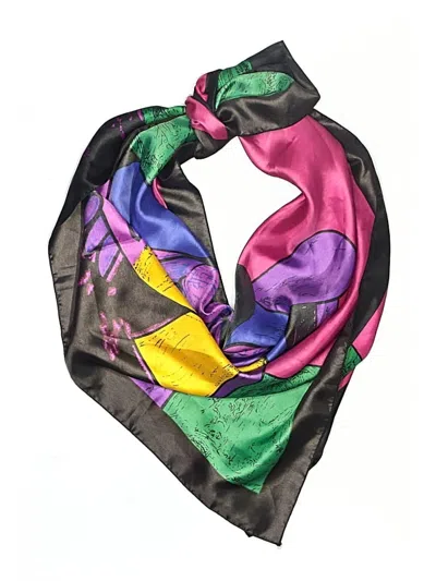 Pre-owned Assorted Brands Scarf In Black