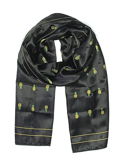 Pre-owned Assorted Brands Scarf In Black