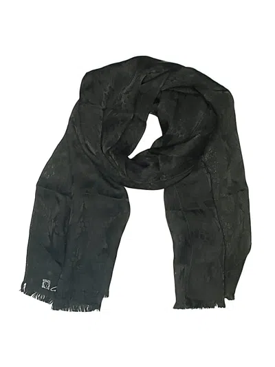 Pre-owned Assorted Brands Scarf In Black