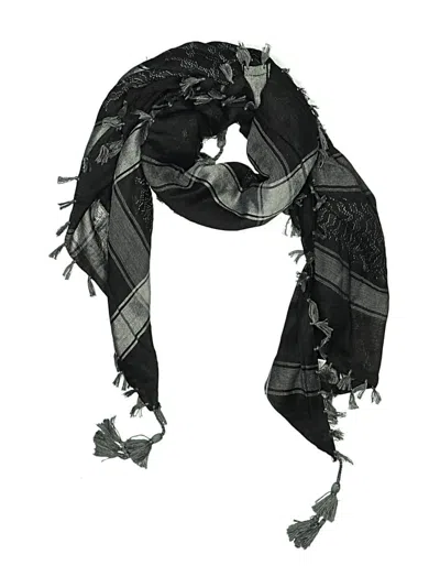 Pre-owned Assorted Brands Scarf In Black