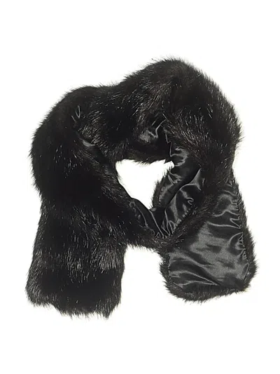 Pre-owned Assorted Brands Scarf In Black
