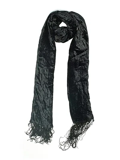 Pre-owned Assorted Brands Scarf In Black