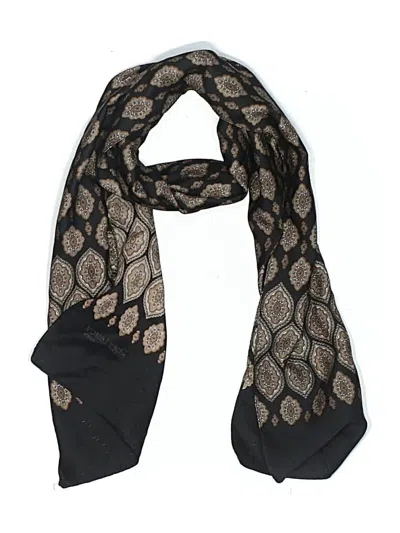 Pre-owned Assorted Brands Scarf In Black