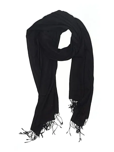 Pre-owned Assorted Brands Scarf In Black