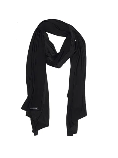 Pre-owned Assorted Brands Scarf In Black
