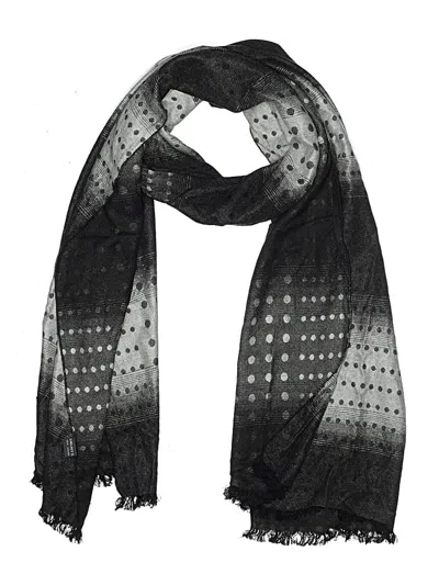 Pre-owned Assorted Brands Scarf In Black
