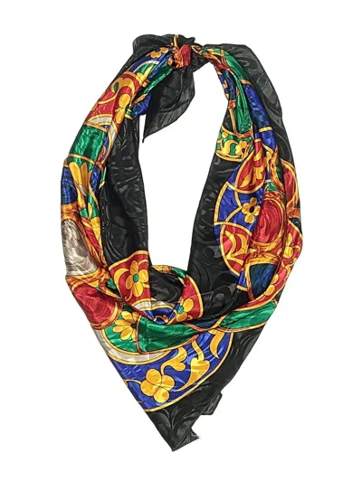 Pre-owned Assorted Brands Scarf In Black